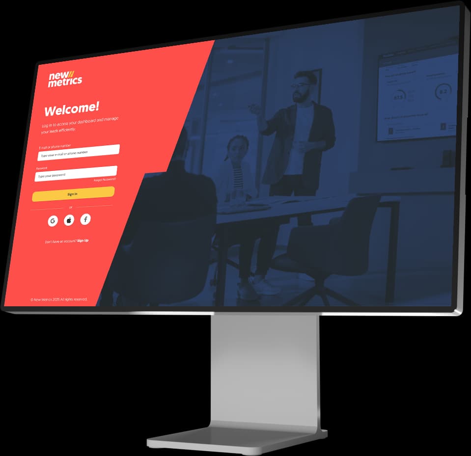 new metrics project mockup