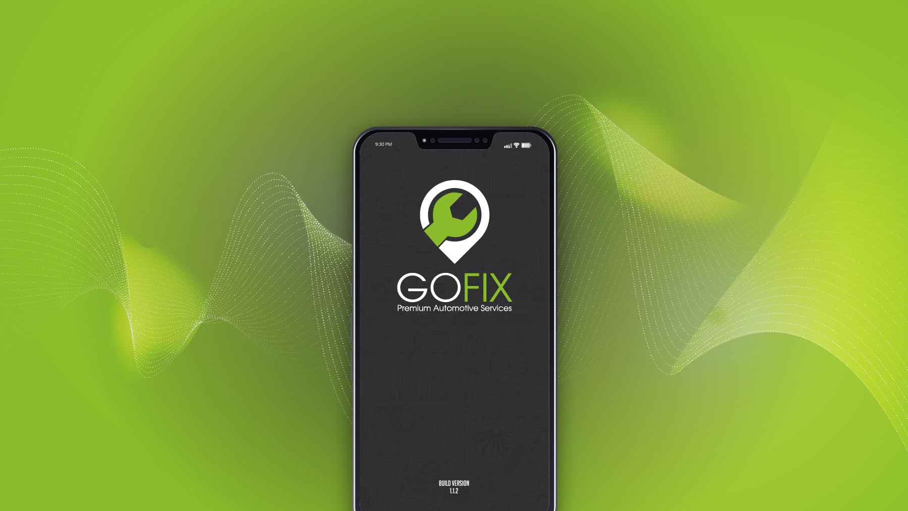 GoFix Mobile App UI UX Cover