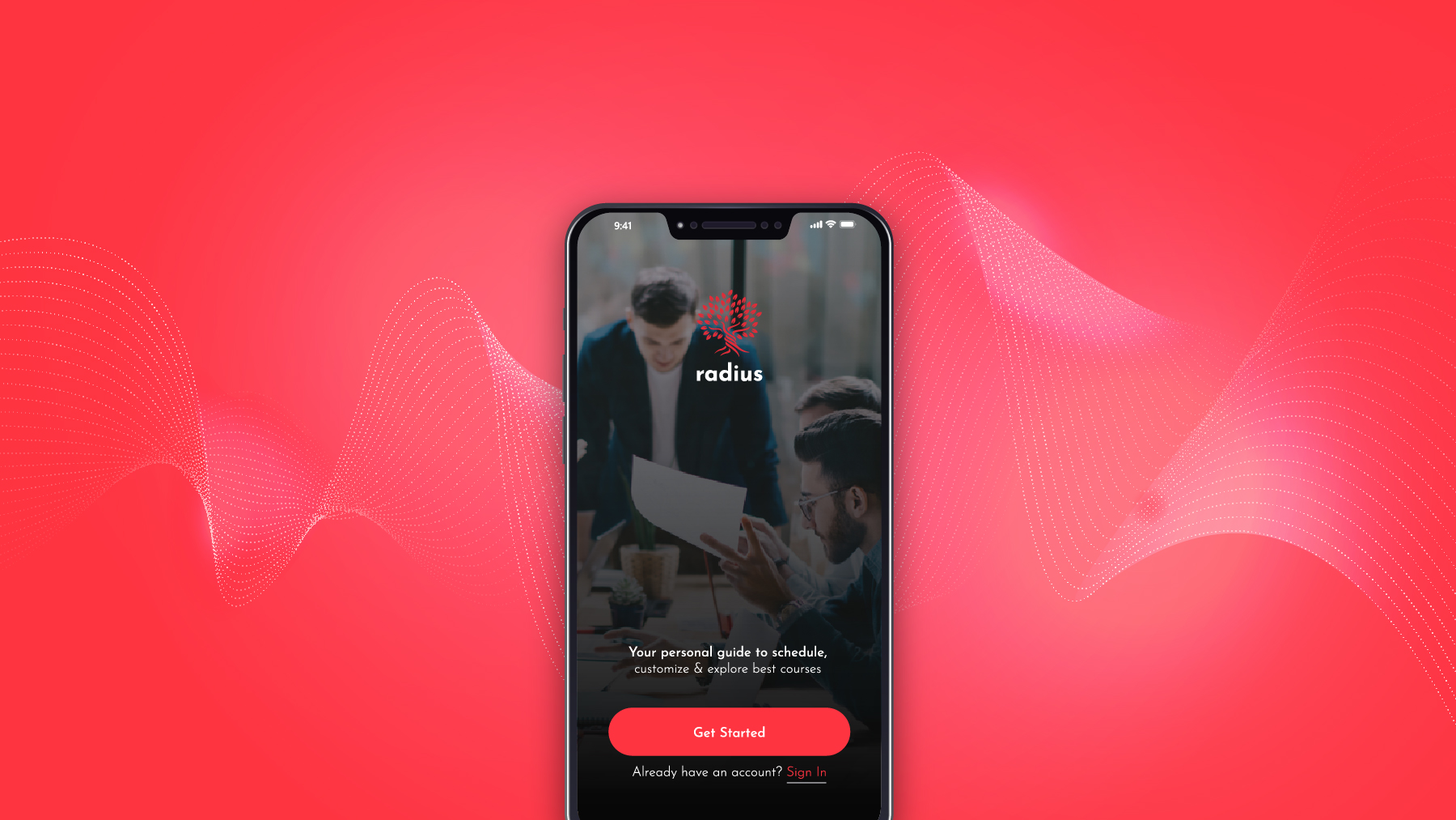 Radius Mobile App UI UX Cover